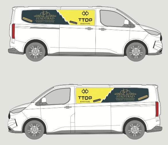 TTOG Bikestore – Fahrzeugbeschriftung & Corporate Design Kreativagentur Salzburg